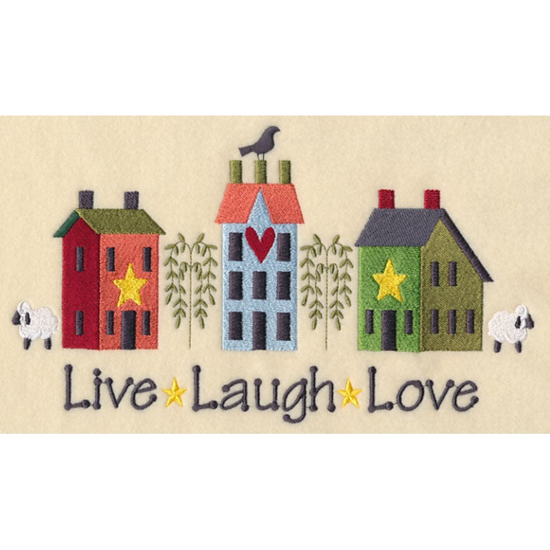 Live, Laugh, Love Saltbox Houses