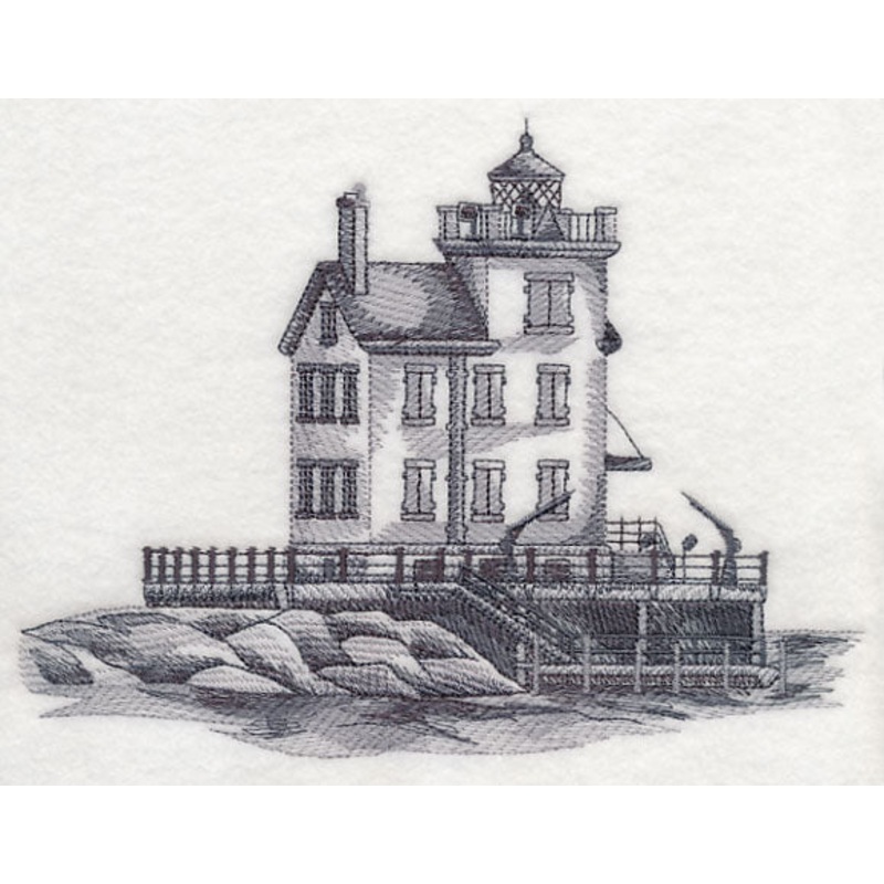 Lorain Lighthouse Sketch (Ohio)