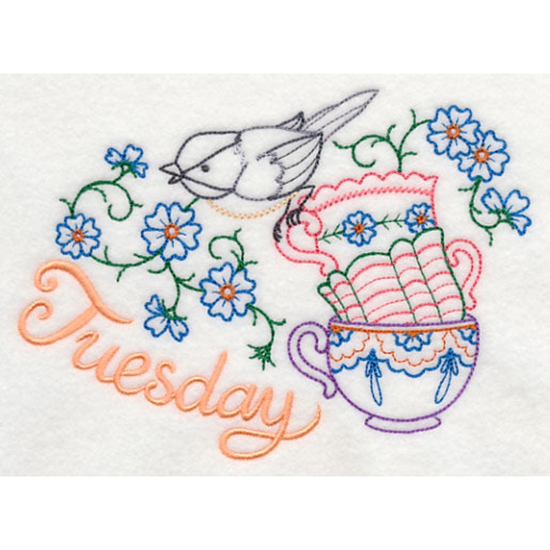 Tea Time Bird on Tuesday (Vintage)