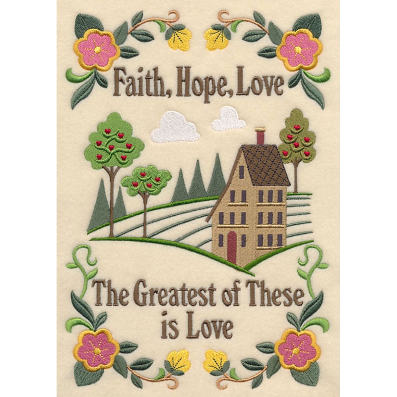 The Greatest of These is Love|9.8″ x 6.9″ / 249.04mm x 175.27mm|7.8″ x 5.49″ / 198.16mm x 139.45mm|6.88″ x 4.84″ / 174.79mm x 123.02mm|All Sizes
