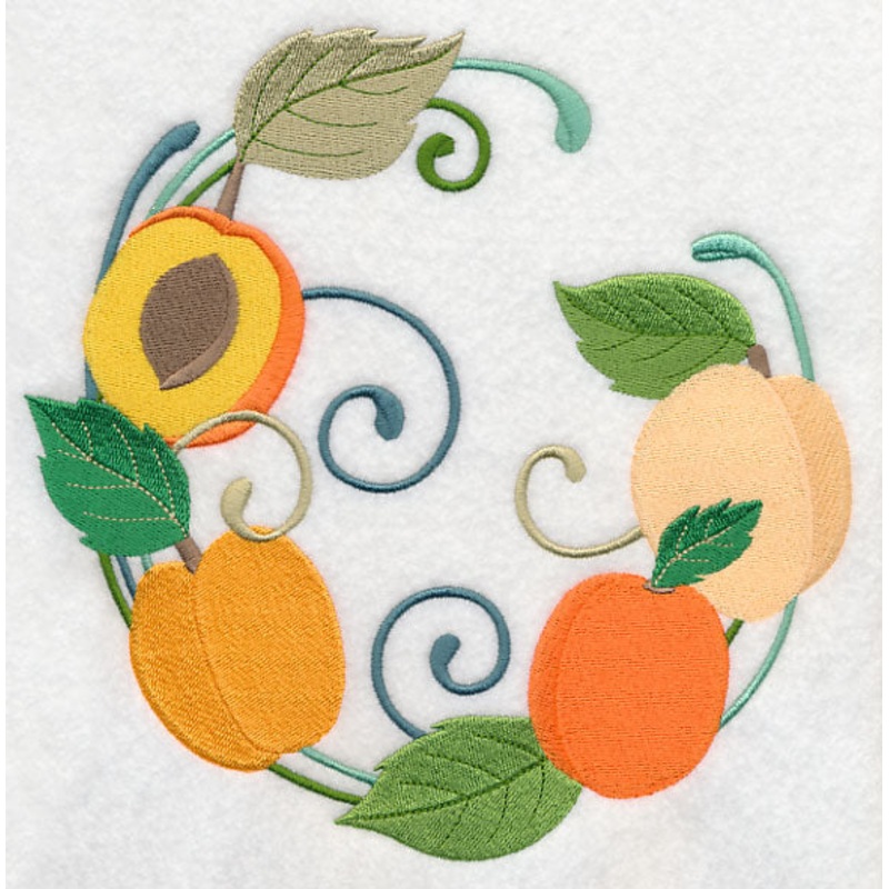 Apricot Wreath|7.78″ x 7.78″ / 197.68mm x 197.65mm|6.89″ x 6.89″ / 174.96mm x 174.95mm|5.86″ x 5.86″ / 148.93mm x 148.87mm|4.86″ x 4.86″ / 123.46mm x 123.4mm|3.86″ x 3.86″ / 98.02mm x 98.02mm|All Sizes