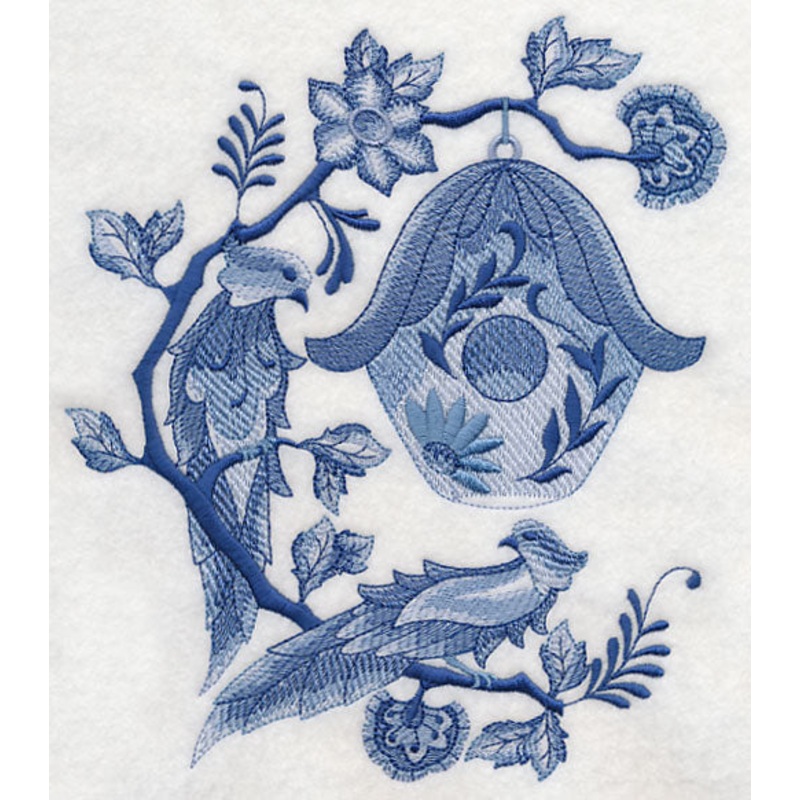 Delft Blue Birdhouse 5|7.79″ x 6.82″ / 197.74mm x 173.27mm|6.67″ x 5.84″ / 169.37mm x 148.42mm|5.52″ x 4.84″ / 140.26mm x 122.93mm|All Sizes