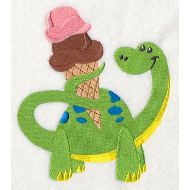 Dinosaur and Ice Cream Cone|5.66″ x 4.85″ / 143.76mm x 123.28mm|3.89″ x 3.34″ / 98.91mm x 84.75mm|All Sizes