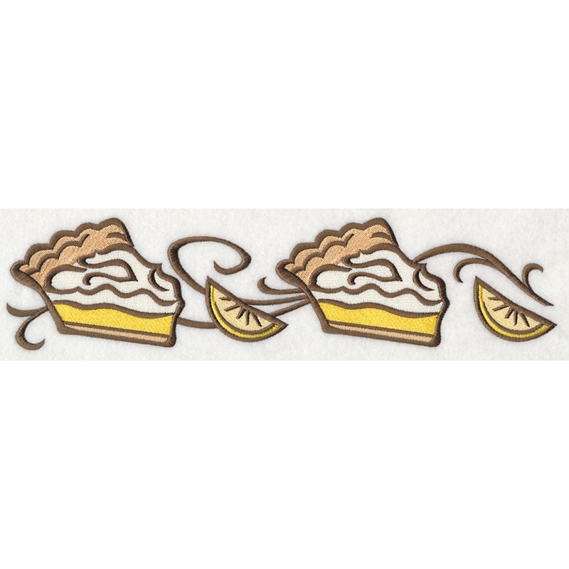 Luscious Lemon Meringue Pie Border