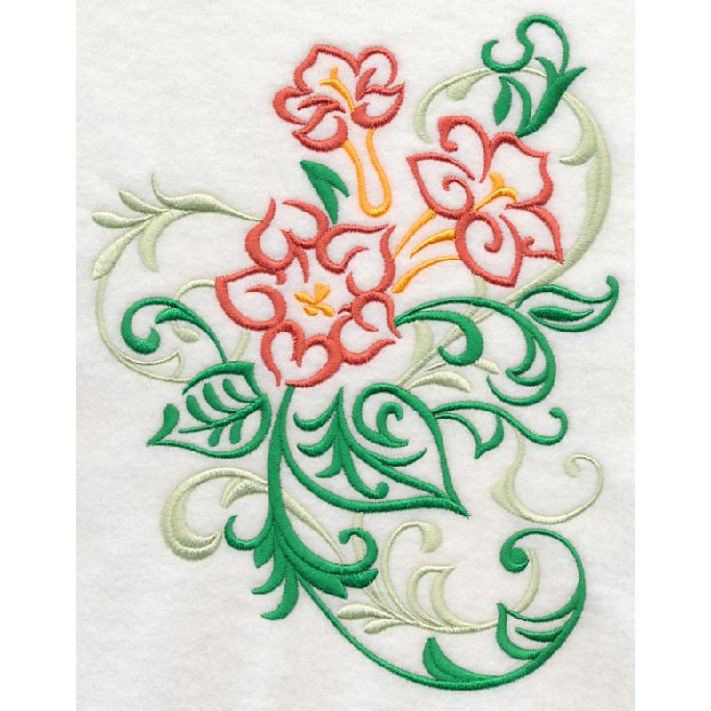 Trumpet Vine Filigree|8.8″ x 6.9″ / 223.41mm x 175.23mm|7.81″ x 6.13″ / 198.46mm x 155.66mm|7.47″ x 5.86″ / 189.73mm x 148.81mm|6.2″ x 4.86″ / 157.36mm x 123.41mm|3.86″ x 3.03″ / 98.12mm x 76.93mm|All Sizes