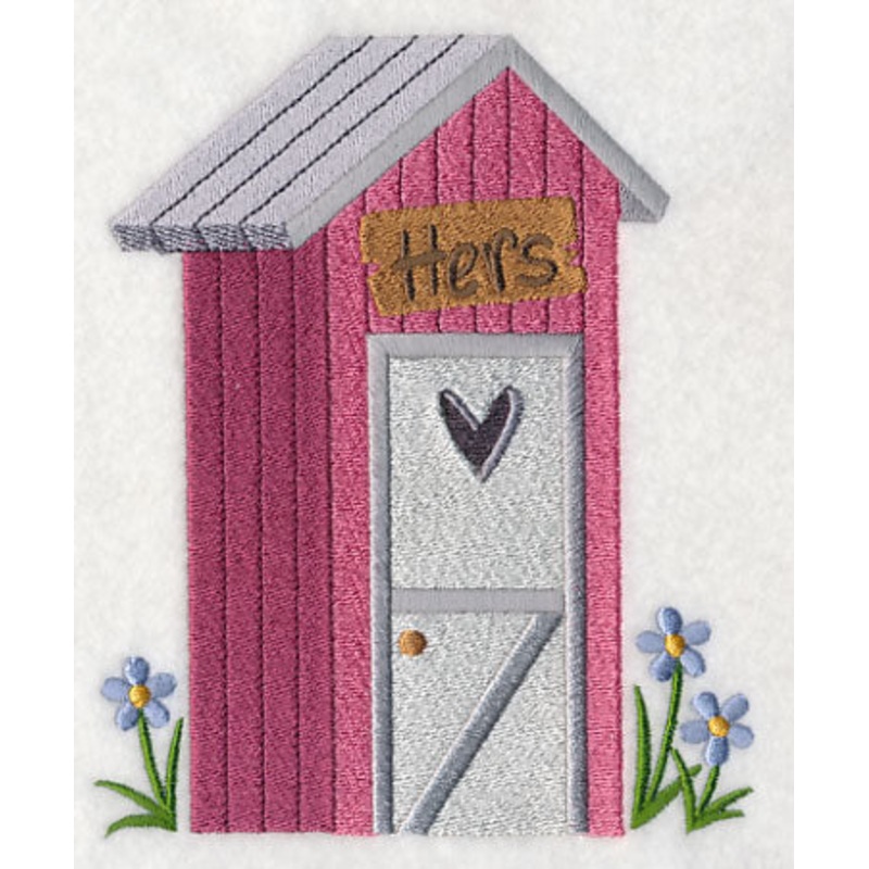 Country Outhouse – Hers|5.87″ x 4.81″ / 149.11mm x 122.24mm|3.82″ x 3.13″ / 97.03mm x 79.53mm|All Sizes