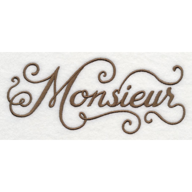 French Flair – Monsieur|2.9″ x 6.87″ / 73.59mm x 174.48mm|1.64″ x 3.87″ / 41.71mm x 98.36mm|All Sizes