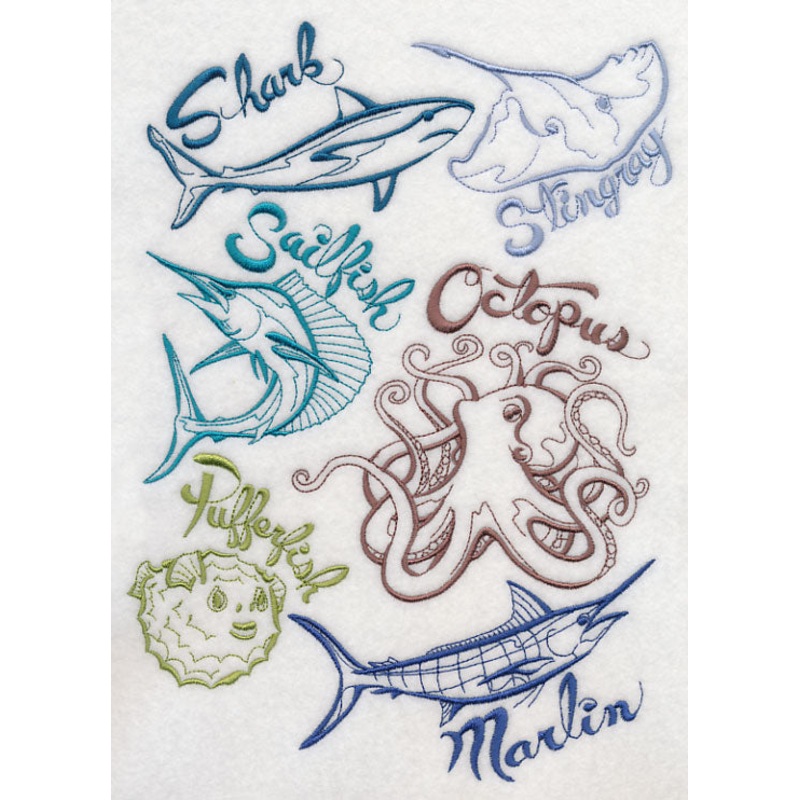 Splendid Sea Life Medley|9.72″ x 6.9″ / 246.78mm x 175.31mm|8.25″ x 5.86″ / 209.55mm x 148.89mm|7.8″ x 5.54″ / 198.19mm x 140.84mm|6.86″ x 4.87″ / 174.13mm x 123.77mm|All Sizes