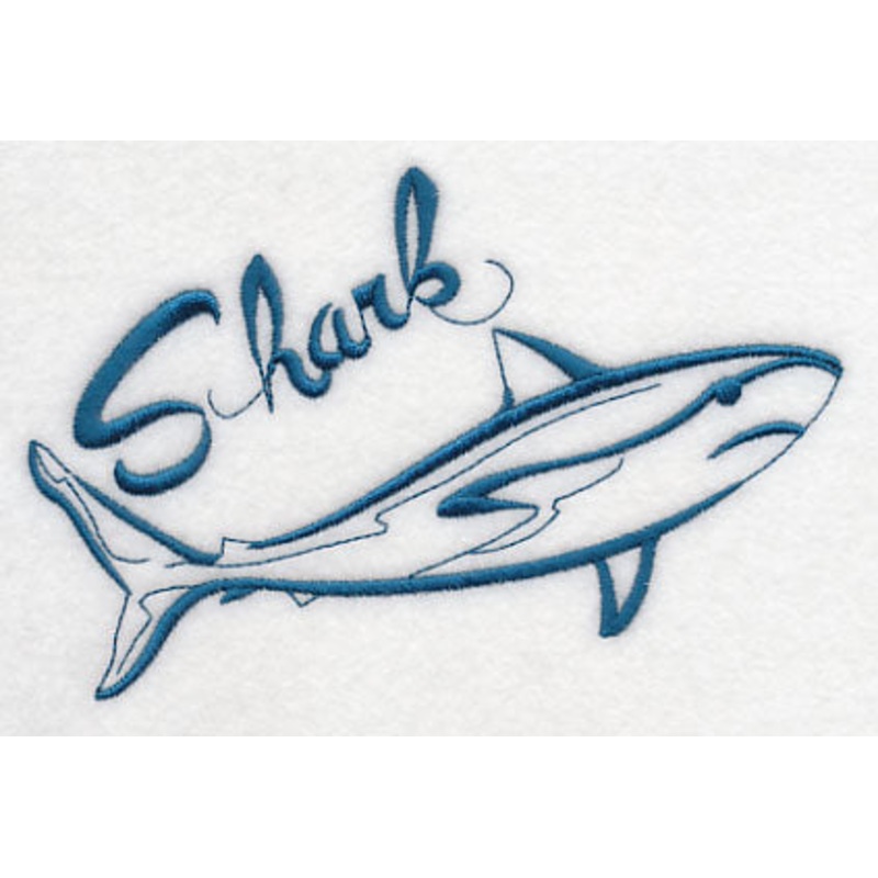 Splendid Sea Life – Shark|3.59″ x 5.51″ / 91.28mm x 139.85mm|2.52″ x 3.86″ / 63.95mm x 97.95mm|All Sizes