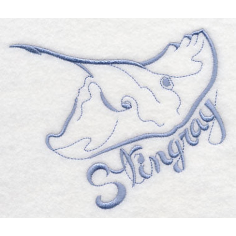 Splendid Sea Life – Stingray|4.03″ x 4.86″ / 102.43mm x 123.42mm|3.2″ x 3.86″ / 81.38mm x 98.03mm|All Sizes