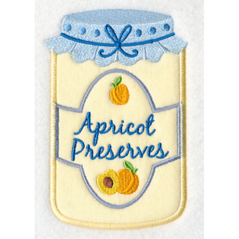 Apricot Preserves (Applique)|5.53″ x 3.61″ / 140.44mm x 91.77mm|3.89″ x 2.53″ / 98.83mm x 64.27mm|All Sizes
