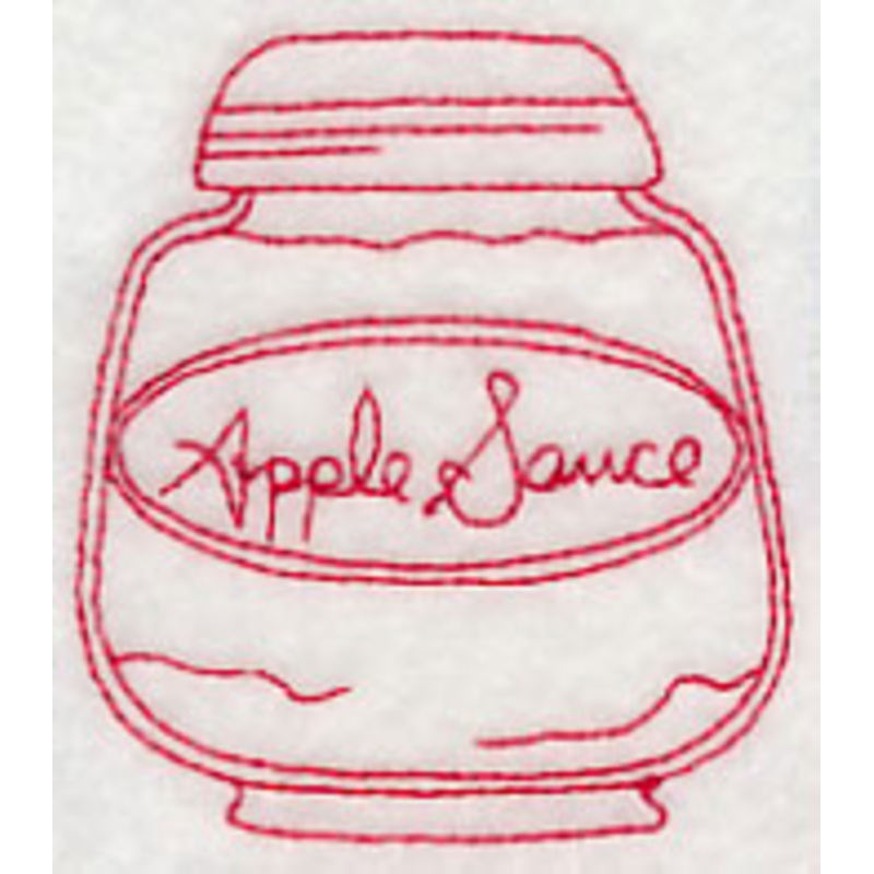Canned Fruit – Apple Sauce|2.54″ x 2.26″ / 64.62mm x 57.37mm