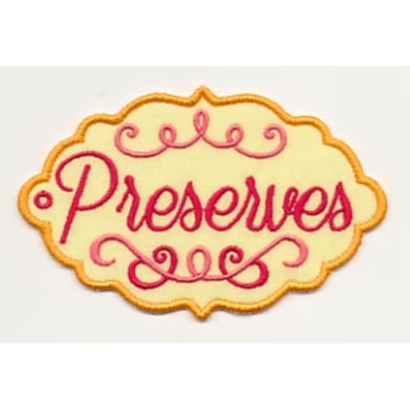 Canning Jar Tag – Preserves (In-the-Hoop)
