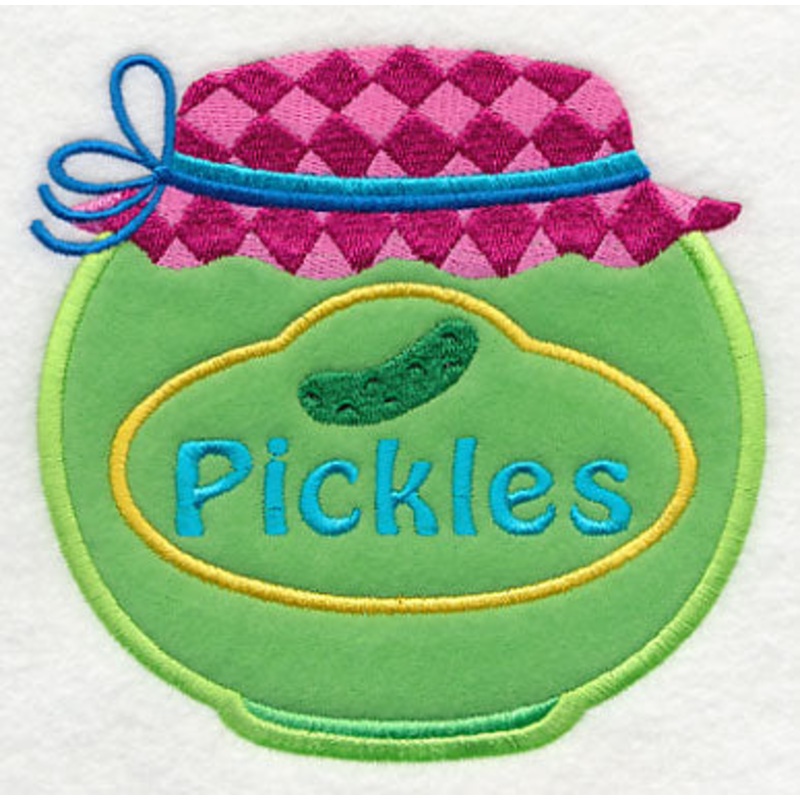 Sweet Pickles (Applique)|4.87″ x 5.02″ / 123.7mm x 127.41mm|3.77″ x 3.89″ / 95.81mm x 98.68mm|All Sizes