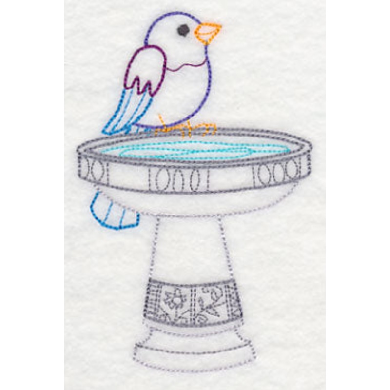 Bath Time Bird 1 (Vintage)|4.7″ x 3.12″ / 119.47mm x 79.12mm|2.86″ x 1.89″ / 72.58mm x 48.06mm|All Sizes