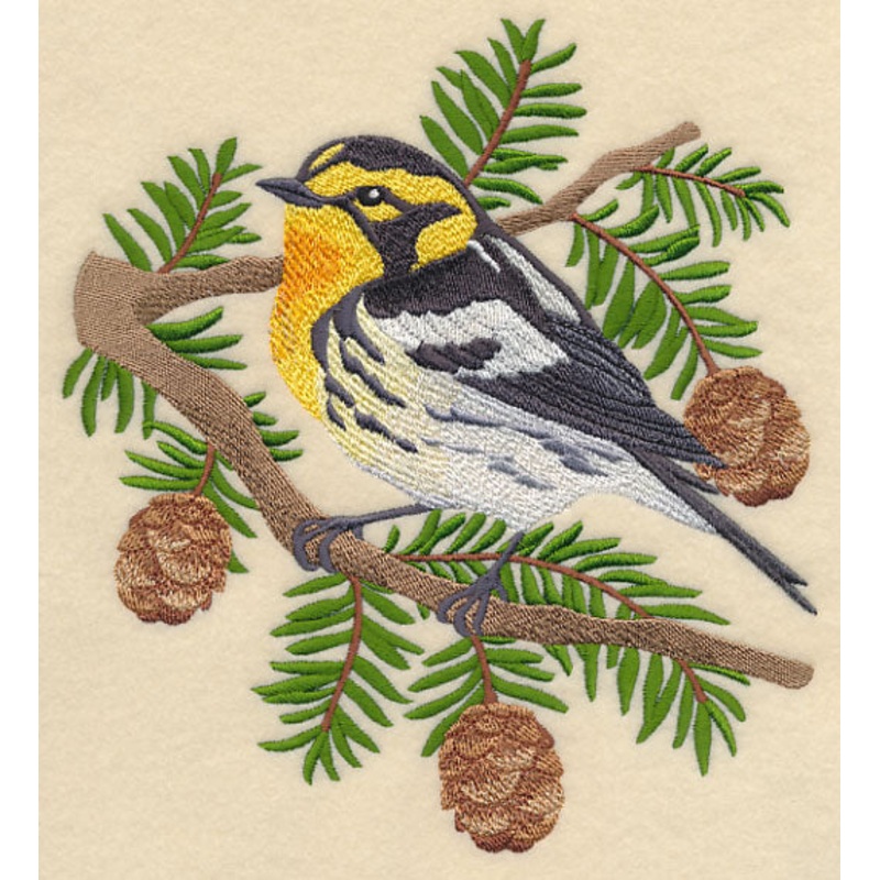 Blackburnian Warbler|7.61″ x 6.9″ / 193.37mm x 175.15mm|6.47″ x 5.86″ / 164.22mm x 148.74mm|5.36″ x 4.86″ / 136.18mm x 123.34mm|All Sizes