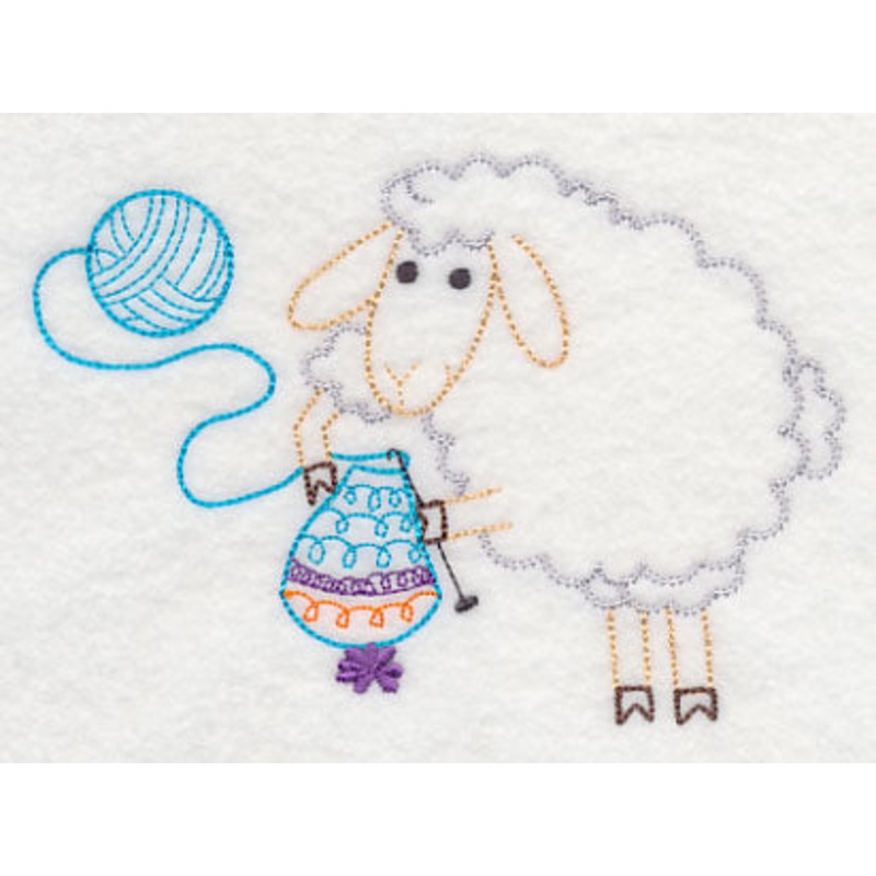 Ewe Love Crochet 3 (Vintage)|3.8″ x 5.34″ / 96.52mm x 135.64mm|2.33″ x 3.27″ / 59.18mm x 83.06mm|All Sizes