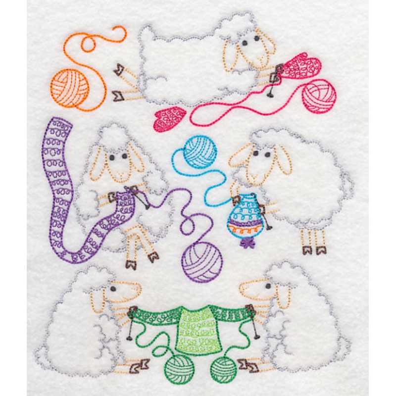 Ewe Love Crochet (Vintage)|7.73″ x 6.9″ / 196.34mm x 175.26mm|6.6″ x 5.9″ / 167.64mm x 149.86mm|5.47″ x 4.86″ / 138.94mm x 123.44mm|All Sizes