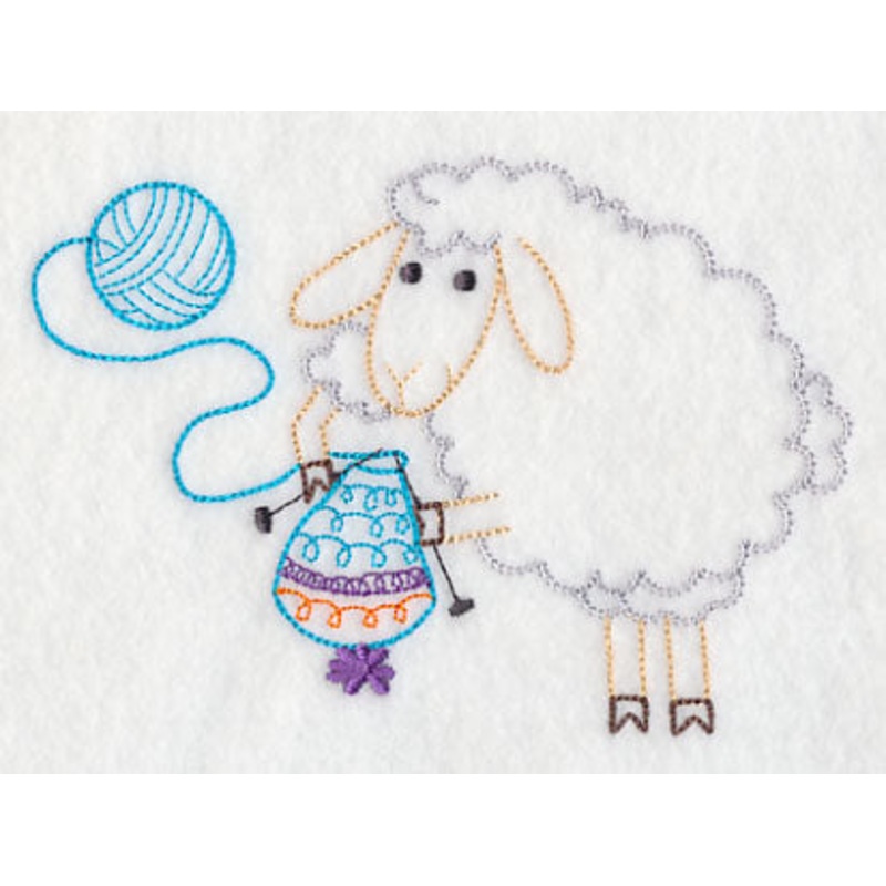 Ewe Love Knitting 3 (Vintage)|3.8″ x 5.34″ / 96.52mm x 135.64mm|2.33″ x 3.27″ / 59.18mm x 83.06mm|All Sizes