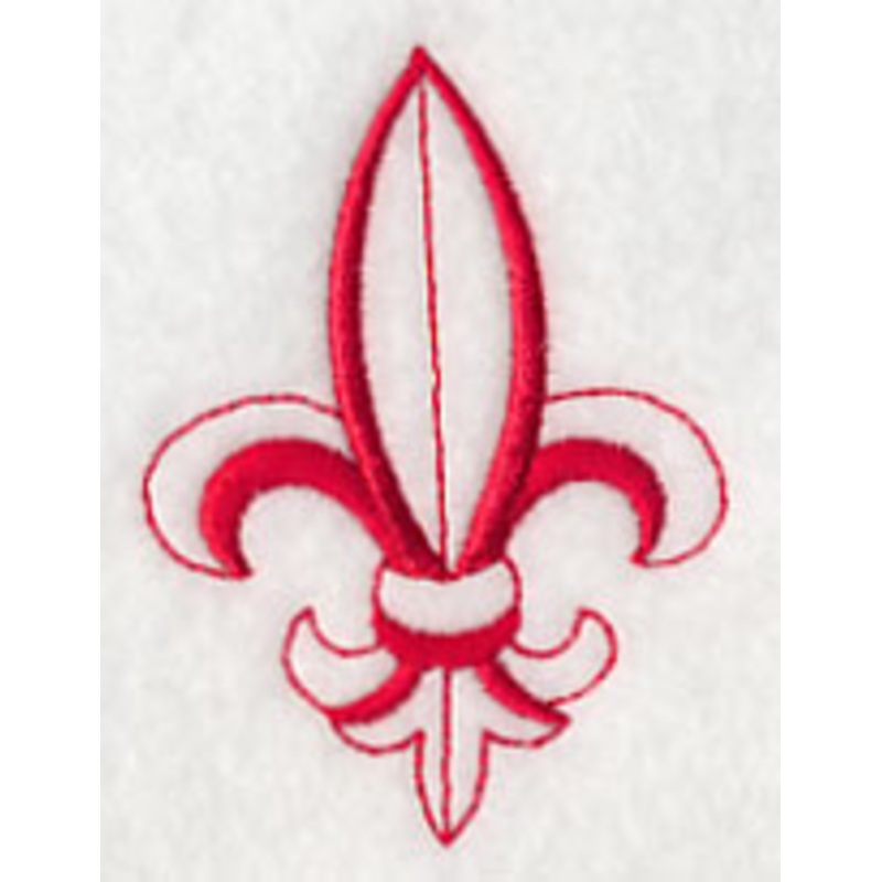 Fleur de Lis (Redwork)|2.63″ x 1.89″ / 66.7mm x 47.99mm|1.51″ x 1.08″ / 38.33mm x 27.49mm|All Sizes