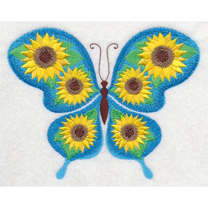 Sunflower Butterfly|4.83″ x 6.19″ / 122.68mm x 157.23mm|3″ x 3.84″ / 76.2mm x 97.54mm|All Sizes
