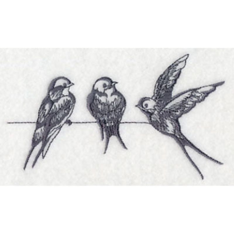 Swallows on a Wire 1|2.81″ x 4.85″ / 71.43mm x 123.26mm|2.23″ x 3.85″ / 56.73mm x 97.86mm|All Sizes