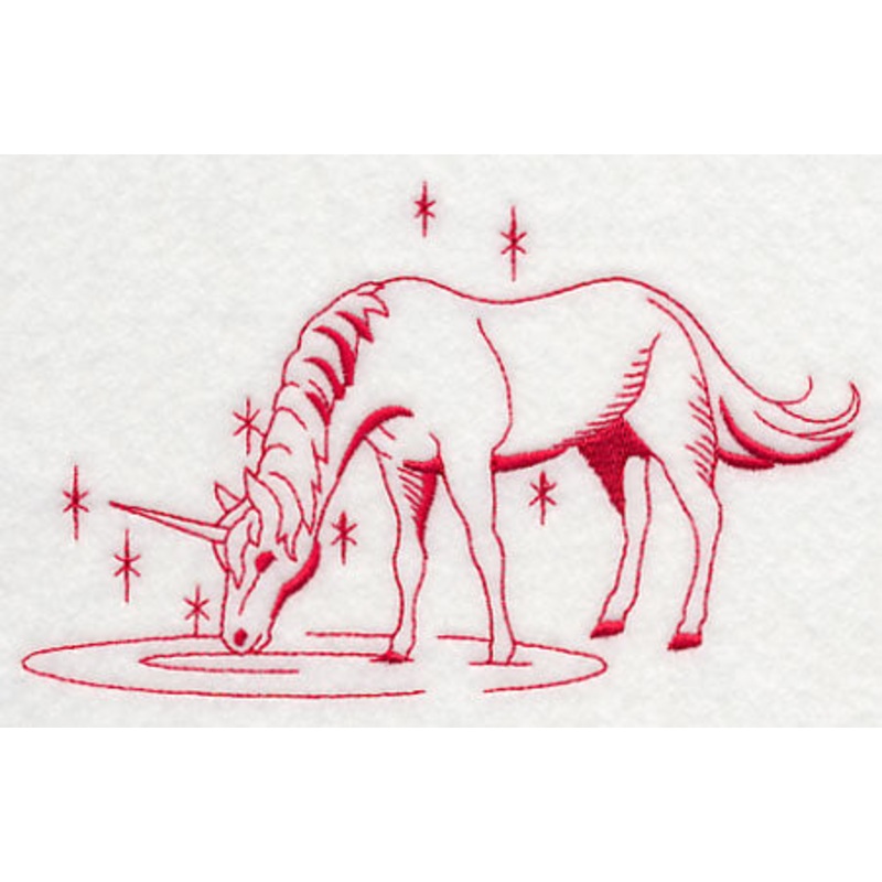 Unicorn Magic 5 (Redwork)|3.7″ x 6″ / 93.98mm x 152.51mm|2.24″ x 3.63″ / 56.92mm x 92.29mm|All Sizes