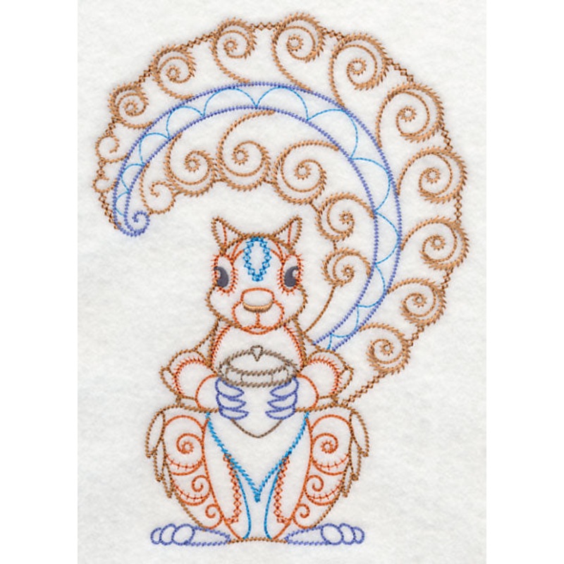 Acorn Harvest Squirrel (Vintage)