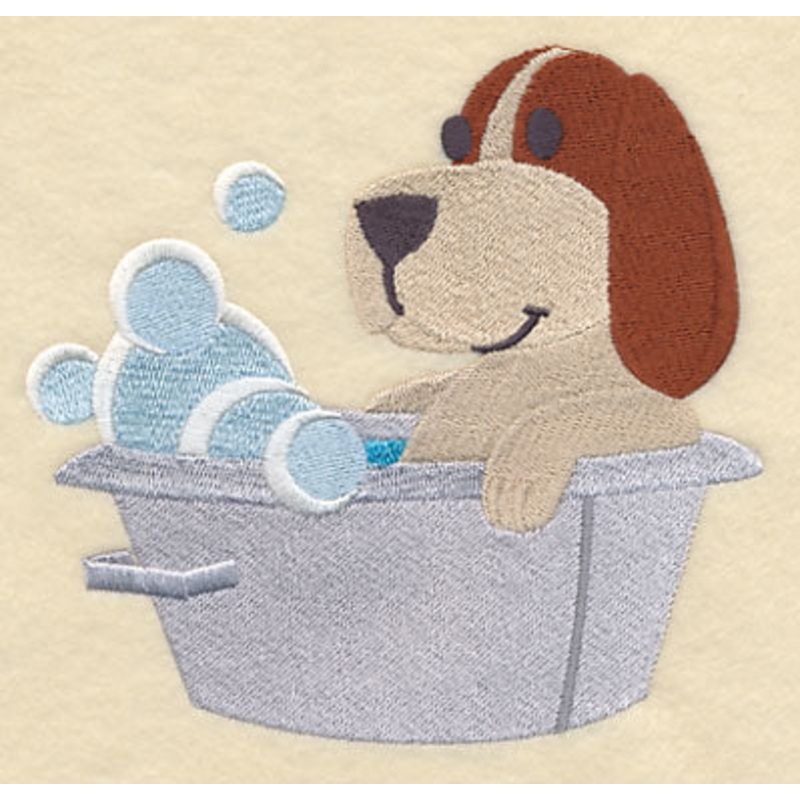 Basset Hound in a Tub|4.85″ x 5.18″ / 123.14mm x 131.47mm|3.61″ x 3.86″ / 91.69mm x 97.93mm|All Sizes