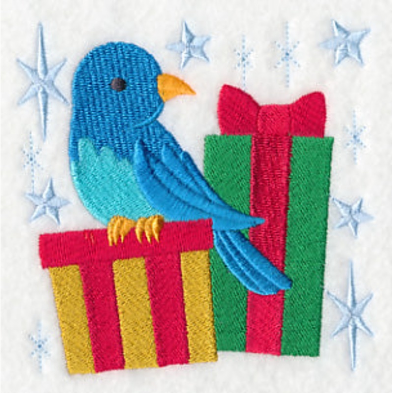 Bluebird Holly-Dazzle – Gifts|3.85″ x 3.86″ / 97.72mm x 97.99mm|3.27″ x 3.28″ / 83.11mm x 83.36mm|2.71″ x 2.71″ / 68.72mm x 68.95mm|All Sizes