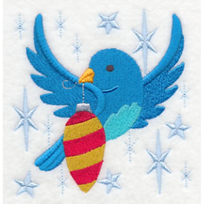 Bluebird Holly-Dazzle – Ornament 1