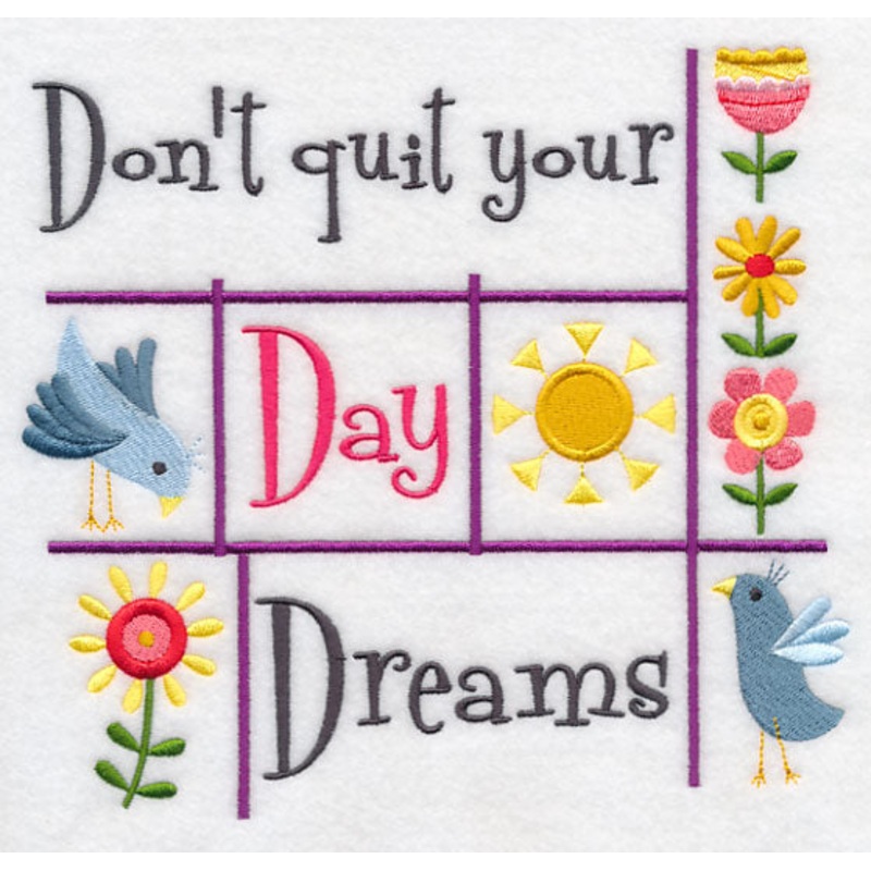 Don’t Quit Your Day Dreams|6.9″ x 7.47″ / 175.16mm x 189.65mm|5.86″ x 6.34″ / 148.75mm x 161.03mm|4.82″ x 5.22″ / 122.39mm x 132.48mm|All Sizes