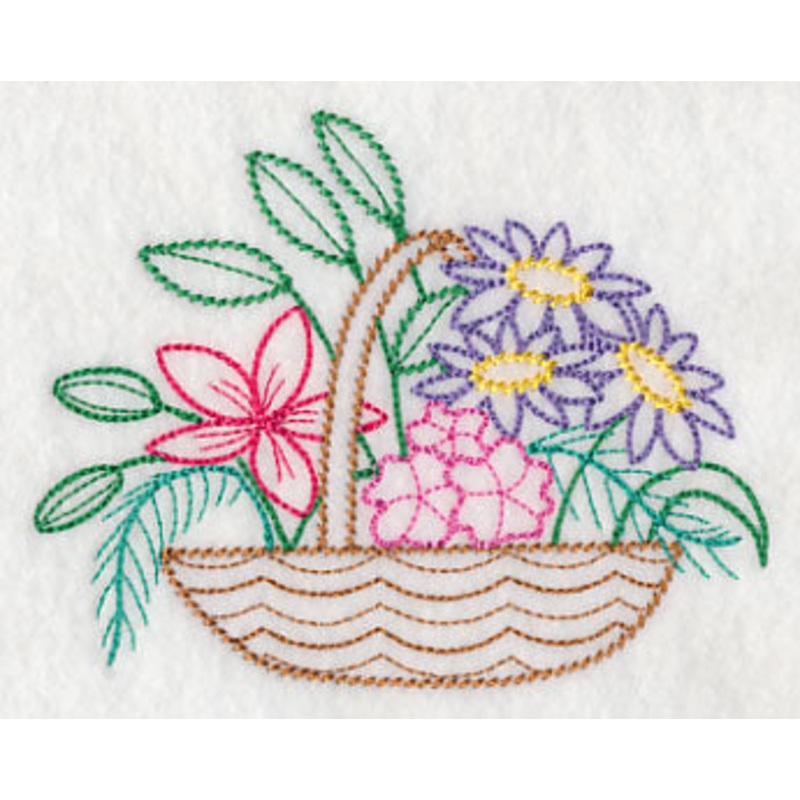 Fresh Flower Basket 2 (Vintage)