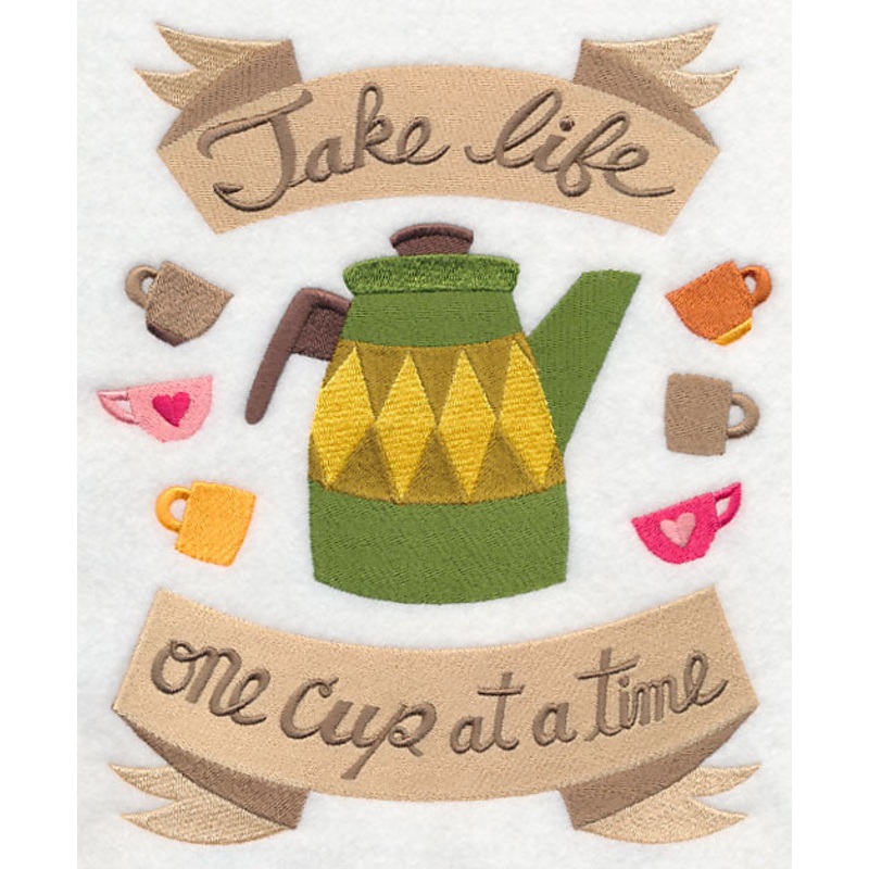 Take Life One Cup at a Time|8.3″ x 6.9″ / 210.87mm x 175.31mm|7.8″ x 6.48″ / 198.04mm x 164.68mm|7.05″ x 5.86″ / 179.07mm x 148.88mm|5.86″ x 4.87″ / 148.74mm x 123.77mm|All Sizes