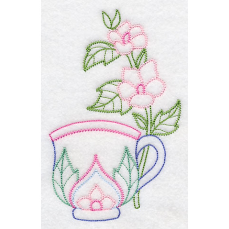 Teacup with Marsh Mallow (Vintage)