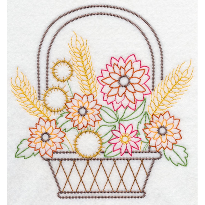 Autumn Beauty Basket (Vintage)