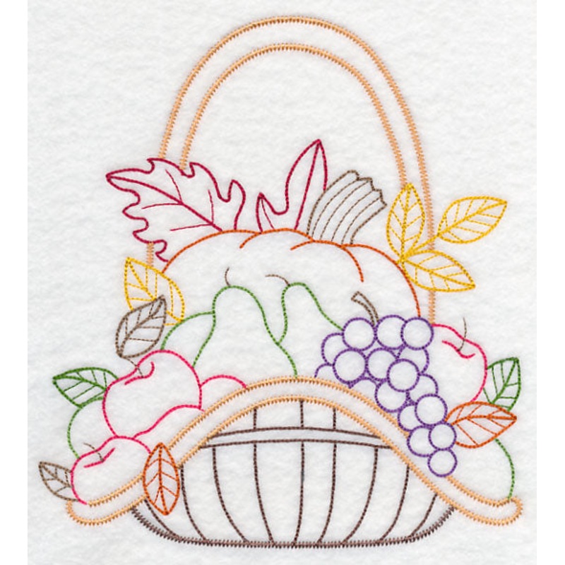 Autumn Bounty Basket (Vintage)
