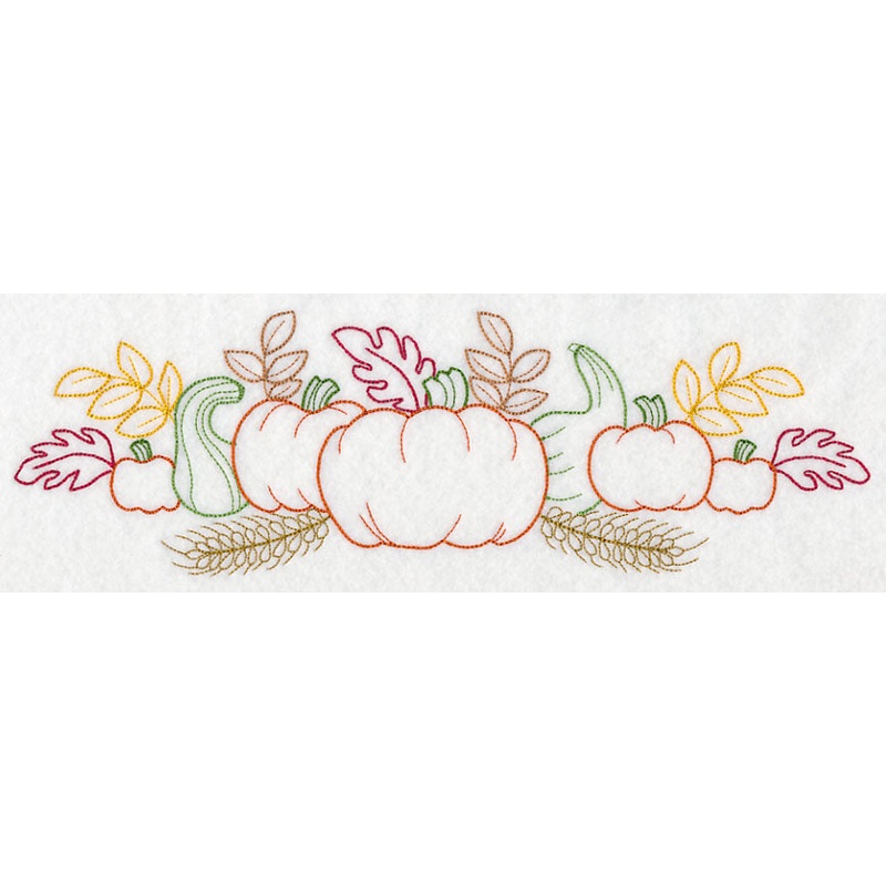 Autumn Harvest Border (Vintage)