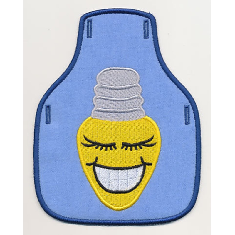 Blinking Light Bottle Apron (In-the-Hoop)