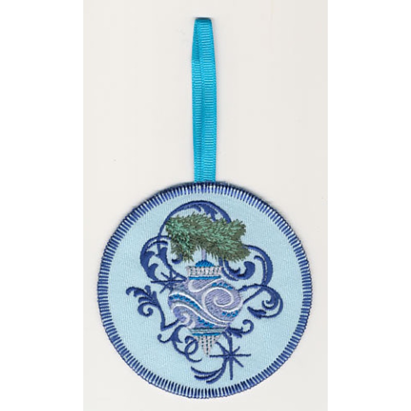 Blue Christmas Ornament and Echo 3 Ornament (In-the-Hoop)