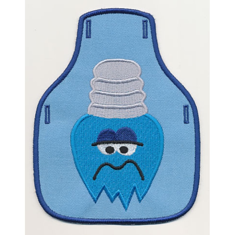 Broken Light Bottle Apron (In-the-Hoop)