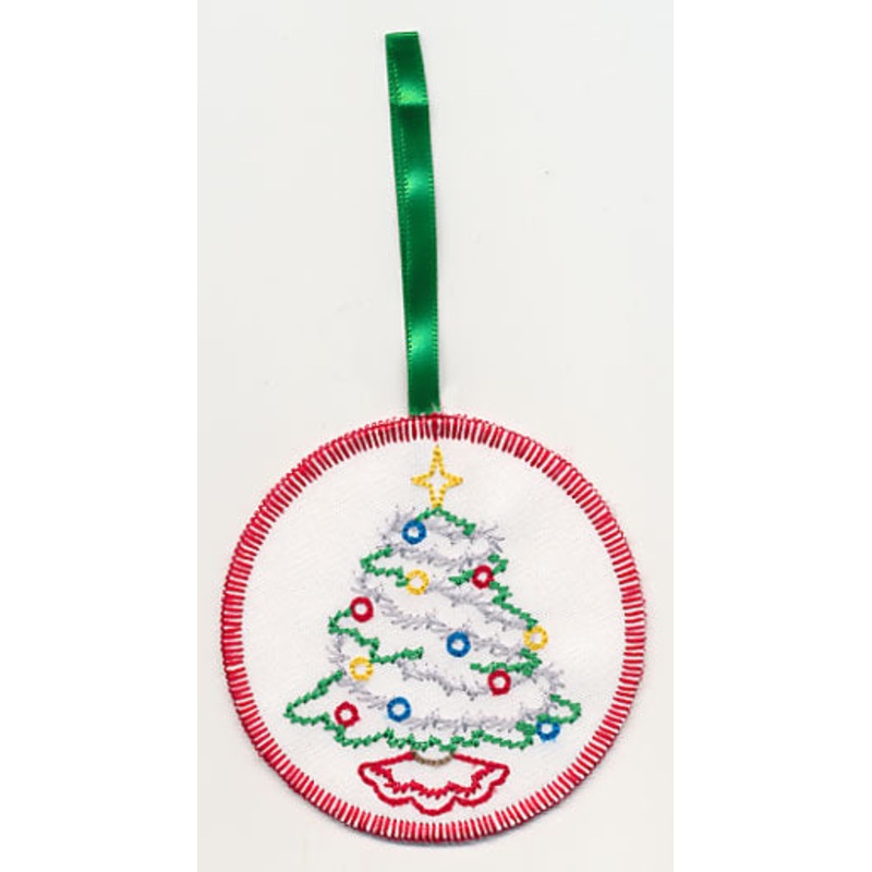 Christmas Tree Classic Ornament (In-the-Hoop)