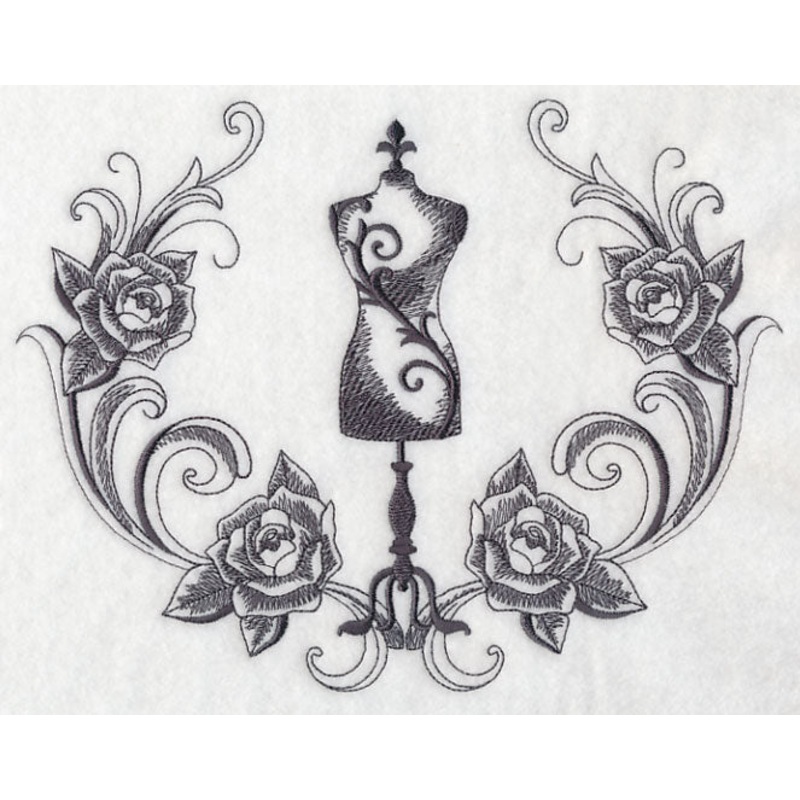 Dress Form Wreath|6.9″ x 8.92″ / 175.26mm x 226.57mm|5.87″ x 7.59″ / 149.1mm x 192.79mm|4.85″ x 6.27″ / 123.19mm x 159.26mm|All Sizes