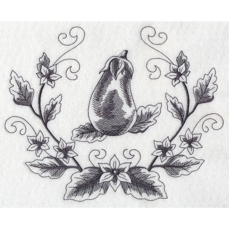 Eggplant Wreath|6.9″ x 8.58″ / 175.26mm x 217.93mm|5.86″ x 7.29″ / 148.84mm x 185.17mm|4.85″ x 6.03″ / 123.19mm x 153.16mm|All Sizes