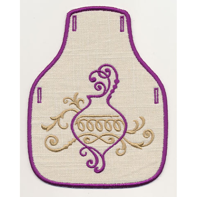 Fa La La Filigree Bottle Apron 2 (In-the-Hoop)