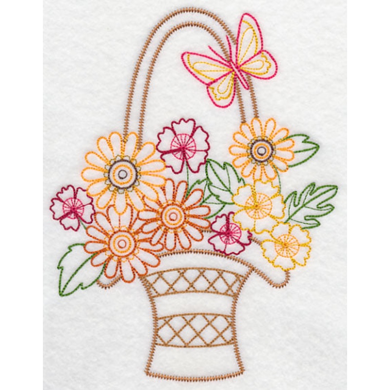 Fall Flower Basket (Vintage)|7.58″ x 5.86″ / 192.42mm x 148.88mm|6.24″ x 4.84″ / 158.61mm x 122.83mm|3.9″ x 3.01″ / 98.95mm x 76.52mm|All Sizes