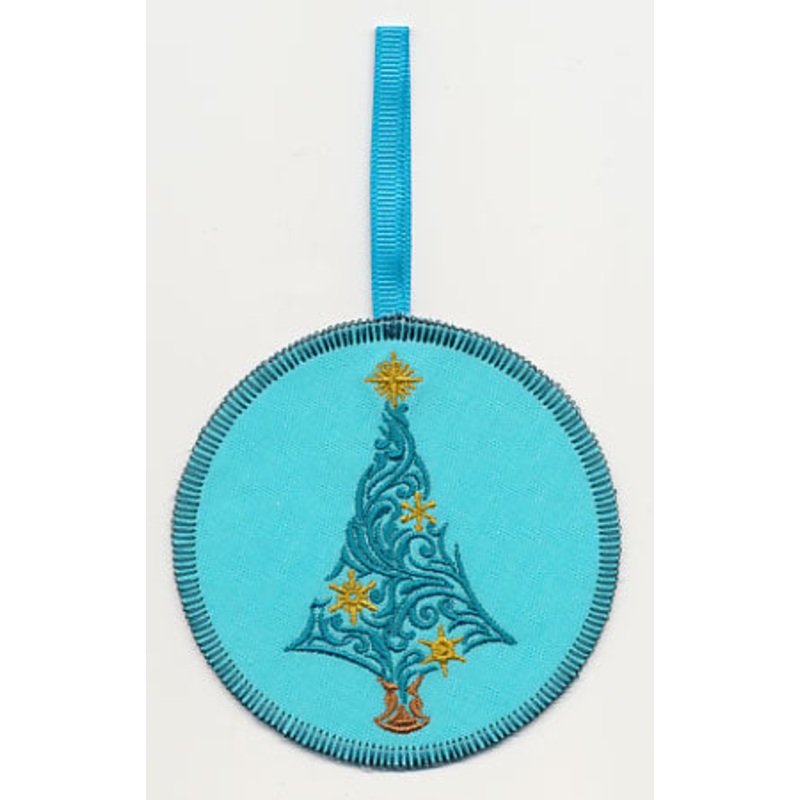 Festive Filigree Tree 4 Ornament (In-the-Hoop)