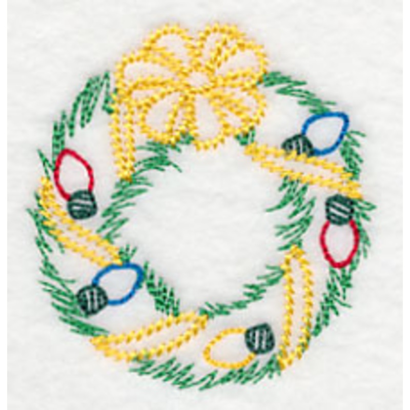 Light Bright Wreath (Vintage)|2.87″ x 2.75″ / 72.9mm x 69.85mm