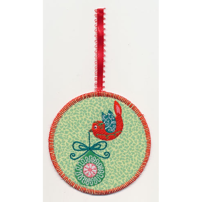 Tweet Christmas 4 Ornament (In-the-Hoop)