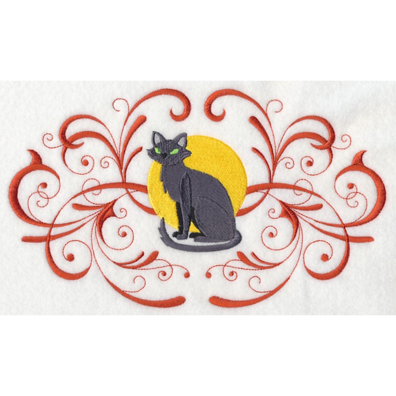 Black Cat and Filigree|5.52″ x 9.41″ / 140.23mm x 239.1mm|4.58″ x 7.81″ / 116.41mm x 198.46mm|4.02″ x 6.84″ / 102.01mm x 173.85mm|2.28″ x 3.86″ / 57.83mm x 98.13mm|All Sizes